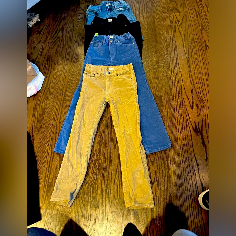 Crewcut Boys size 8 slim cut 4 pairs